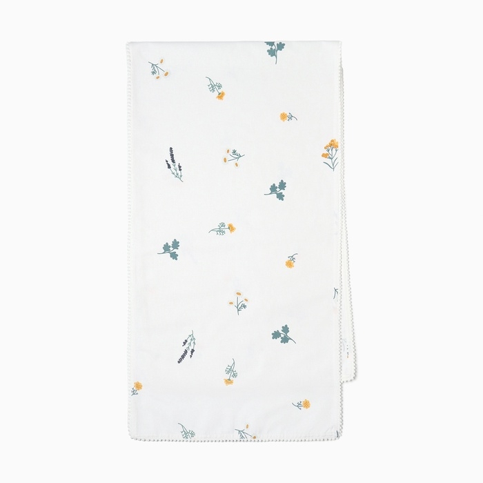 Дорожка Этель "Полевые цветочки" 40х146см, рогожка 176 г/м2, 100% хл