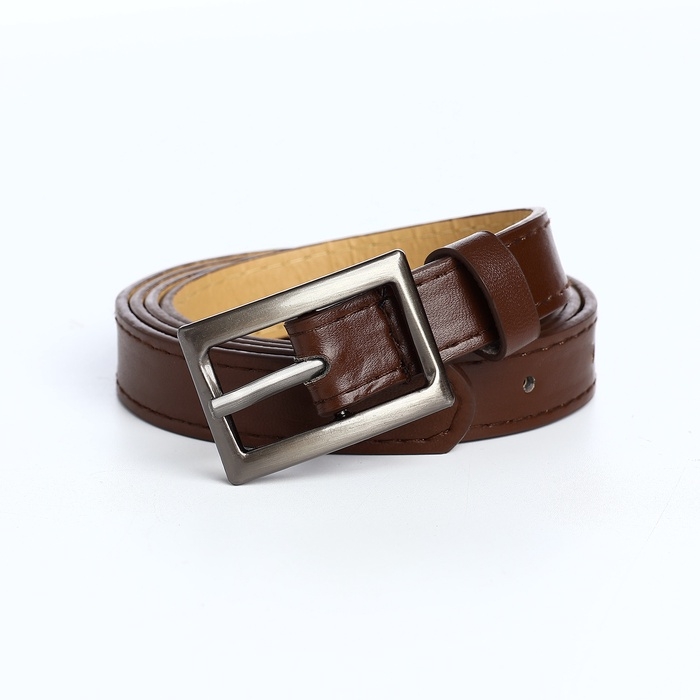 Ремень женский, ширина 1,1 см, пряжка металл, цвет Ремень женский, ширина 1,1 см, пряжка металл, цвет