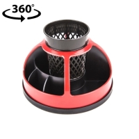 Подставка-органайзер для канцелярии Calligrata "Карусель" вращающаяся, красная Подставка-органайзер для канцелярии Calligrata "Карусель" вращающаяся, красная