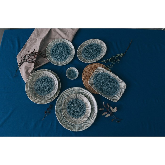 Тарелка обеденная Iris Blue, d=26 см Тарелка обеденная Iris Blue, d=26 см