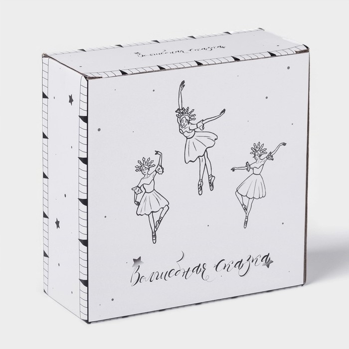 Салатник новогодний Доляна &laquo;Волшебная сказка&raquo;, 580 мл, 15,5&times;6 см, керамика, цвет белый