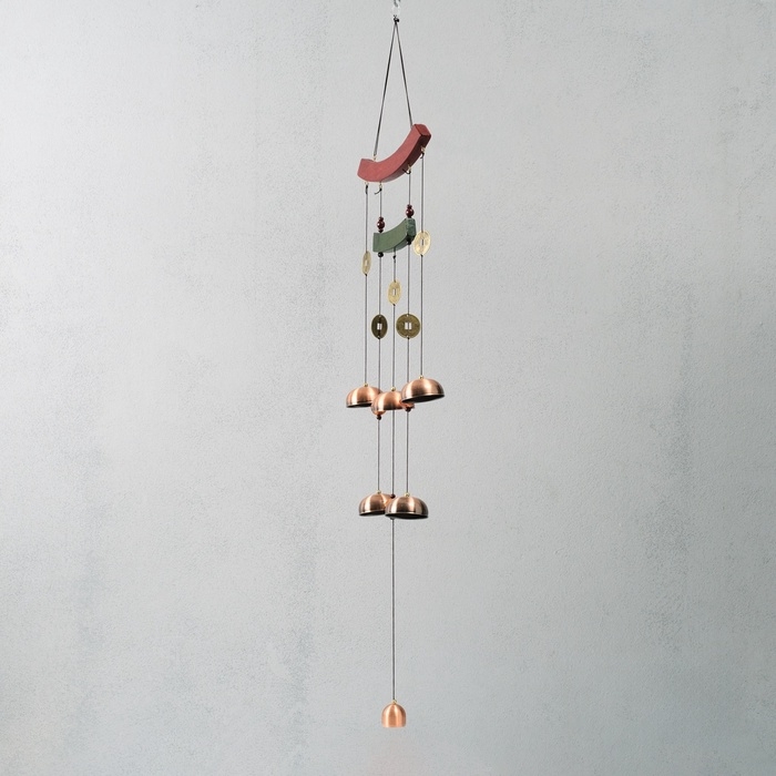 Музыка ветра металл Музыка ветра металл "Дуги" 6 колокольчиков 80 см