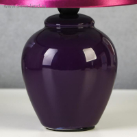 Лампа настольная 32006/1 E14 40Вт фиолетовый 17х17х24 см RISALUX Лампа настольная 32006/1 E14 40Вт фиолетовый 17х17х24 см RISALUX