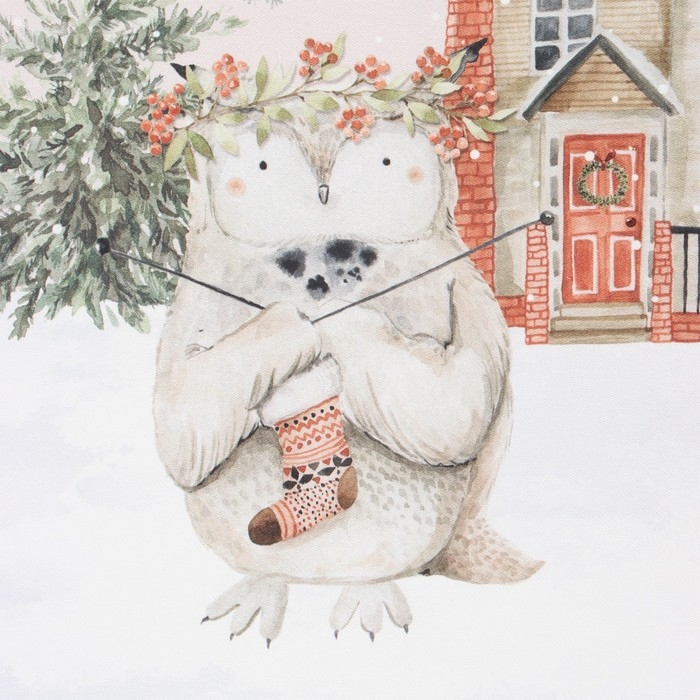 Полотенце Этель "Звери в городе" 40х73 см, 100% хлопок, саржа 190 г/м2