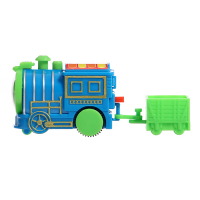 Железная дорога &laquo;Забавное путешествие&raquo;, 2 паровоза, работает от батареек