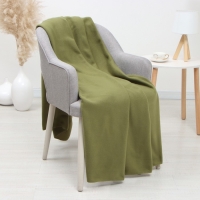 Плед IDEASON «Оливковый», 150х200см, флис 135 гр/м, полиэстер Плед IDEASON «Оливковый», 150х200см, флис 135 гр/м, полиэстер