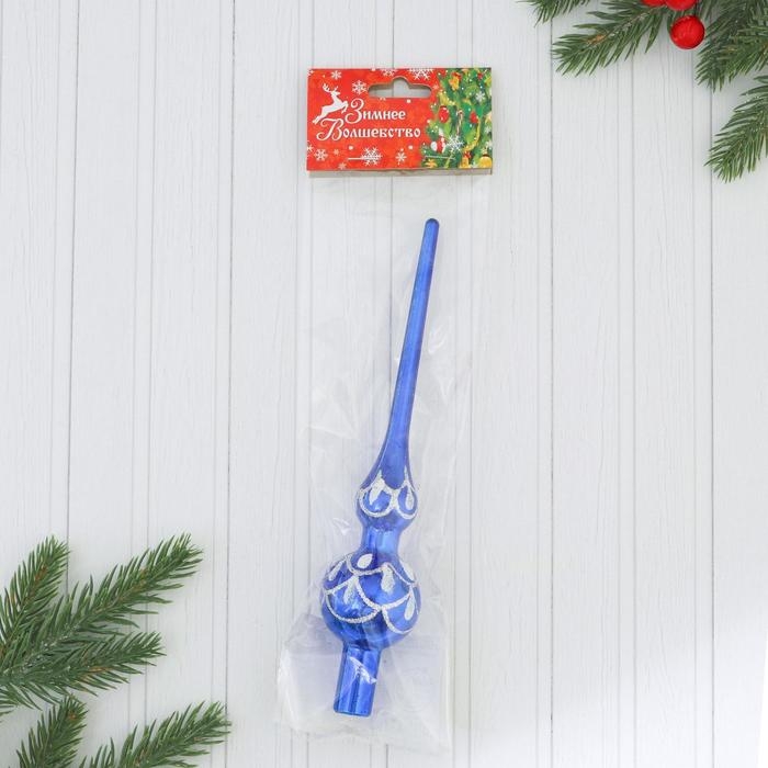 Наконечник Наконечник "Узоры" 20 см, синий