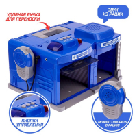 Парковка &laquo;Полицейский участок&raquo; с металлической машинкой и рацией, световые и звуковые эффекты