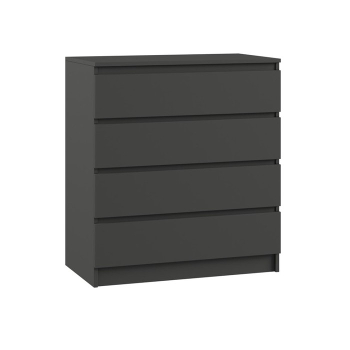 Комод с 4 ящиками Мадера, 800х420х1000, Графит Комод с 4 ящиками Мадера, 800х420х1000, Графит