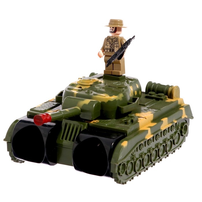 Бинокль &laquo;Танк&raquo;, с ремешком и солдатиком, цвета МИКС