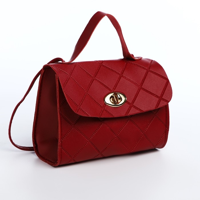 Сумка детская для девочки на застёжке, цвет бордовый Сумка детская для девочки на застёжке, цвет бордовый