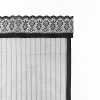 Сетка антимоскитная для дверей, 90 × 210 см, на магнитах, цвет черный Сетка антимоскитная для дверей, 90 × 210 см, на магнитах, цвет черный