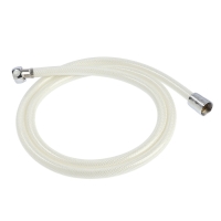 Душевой шланг ZEIN Z49PSW, 150 см, усиленный в оплетке, гайки цинк, втулка латунь, белый Душевой шланг ZEIN Z49PSW, 150 см, усиленный в оплетке, гайки цинк, втулка латунь, белый