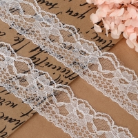 Кружево капроновое, 35 мм × 10 ± 1 м, цвет белый Кружево капроновое, 35 мм × 10 ± 1 м, цвет белый