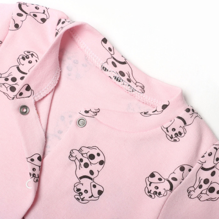 Комбинезон детский, цвет розовый, рост 62 см