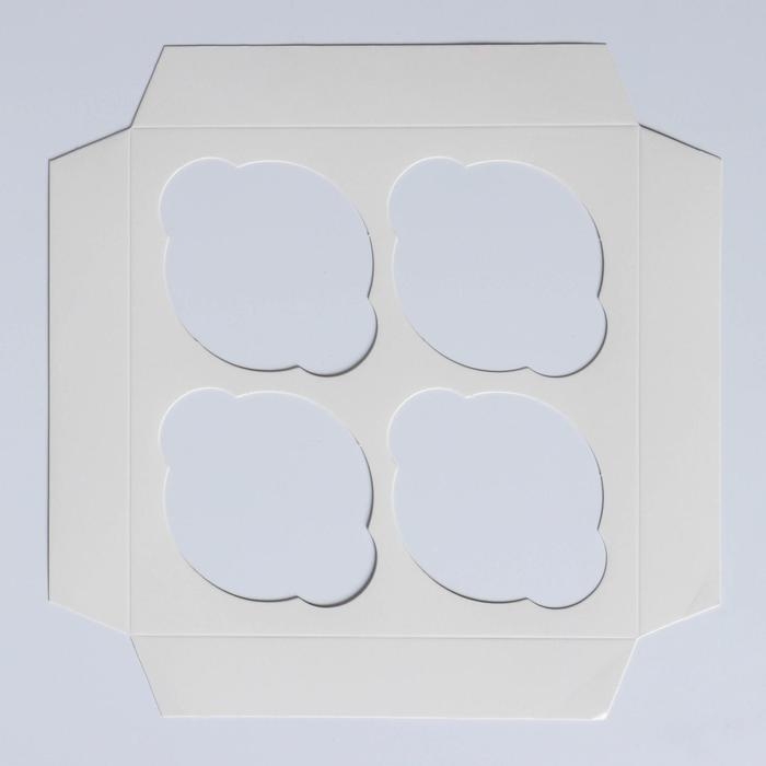 Коробка для капкейка &laquo;Подарок от Деда Мороза&raquo;, 16 х 16 х 10 см, Новый год