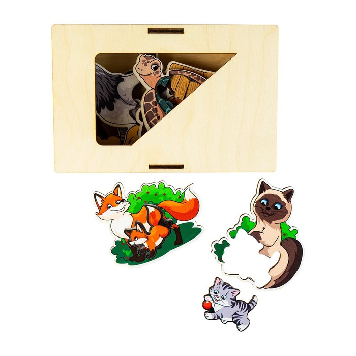 Пазлы логические &laquo;Мамы и детёныши&raquo;