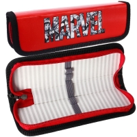 Пенал каркасный, 1 секция, 55х205х25 мм, ламинированный картон, Мстители Пенал каркасный, 1 секция, 55х205х25 мм, ламинированный картон, Мстители