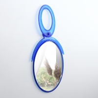 Зеркало настольное - подвесное, зеркальная поверхность 12,5 &times; 16,5 см, цвет МИКС