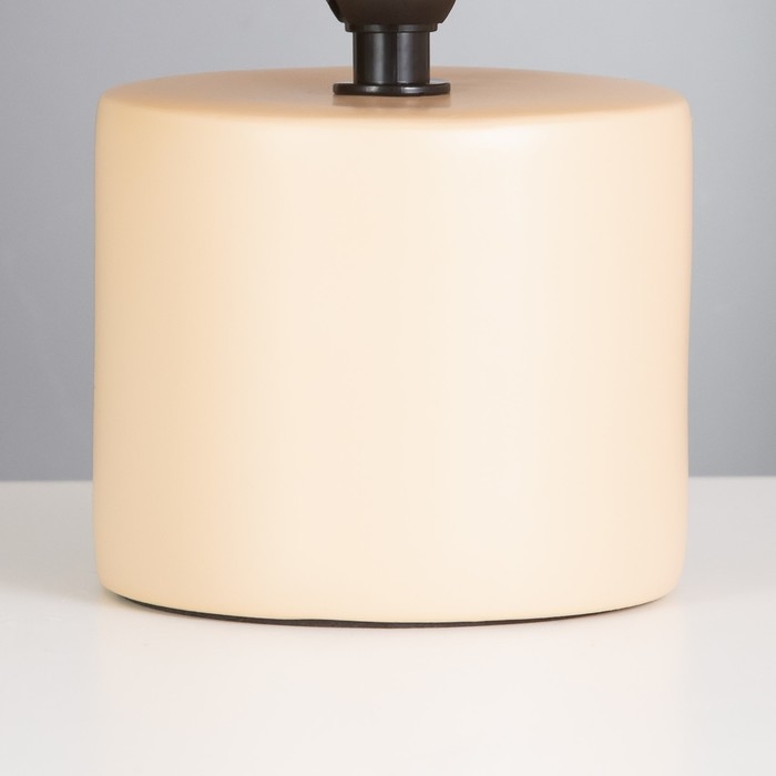 Лампа настольная Лампа настольная "Хавьер" 1х40Вт Е14 слоновая кость 13х13х23см