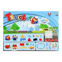 Железная дорога &laquo;Весёлый паровозик&raquo;, звуковые эффекты, работает от батареек