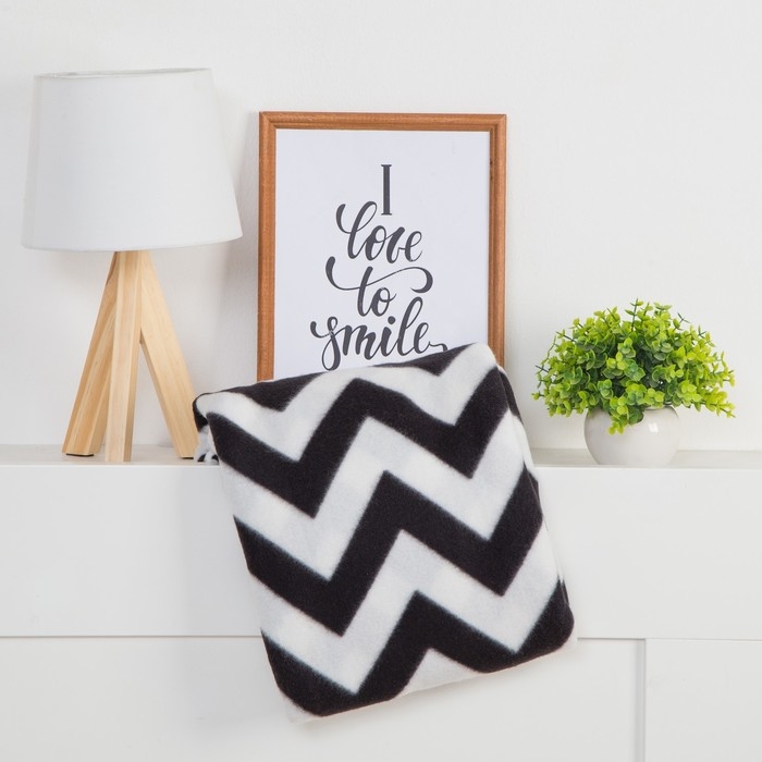 Плед Экономь и Я Плед Экономь и Я "Зигзаг" 150*180 см, пл.160 г/м2, 100% п/э