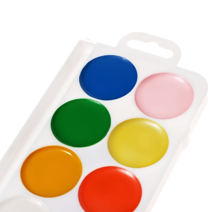 Акварель MIX 12цв пластик (6 классич+6 перламутр) Calligrata Акварель MIX 12цв пластик (6 классич+6 перламутр) Calligrata