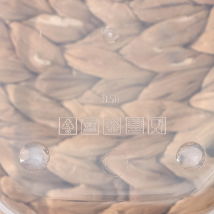 Набор пищевых контейнеров Доляна &laquo;Лимоны&raquo;, 3 шт: 150 мл, 500 мл, 1,2 л, прямоугольные