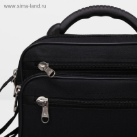 Сумка мужская RISE, цвет чёрный Сумка мужская RISE, цвет чёрный