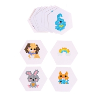 Аквамозаика «Большой набор», 20 трафаретов, 6 основ, 1500 шариков Аквамозаика «Большой набор», 20 трафаретов, 6 основ, 1500 шариков