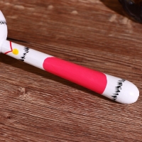 Сувенирный музыкальный инструмент Маракас "Обезьянка" дерево 22 см