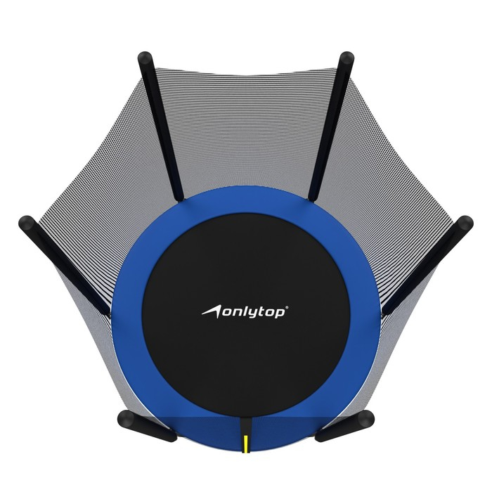 Батут ONLYTOP, d=183 см, высота сетки 173 см, цвет синий