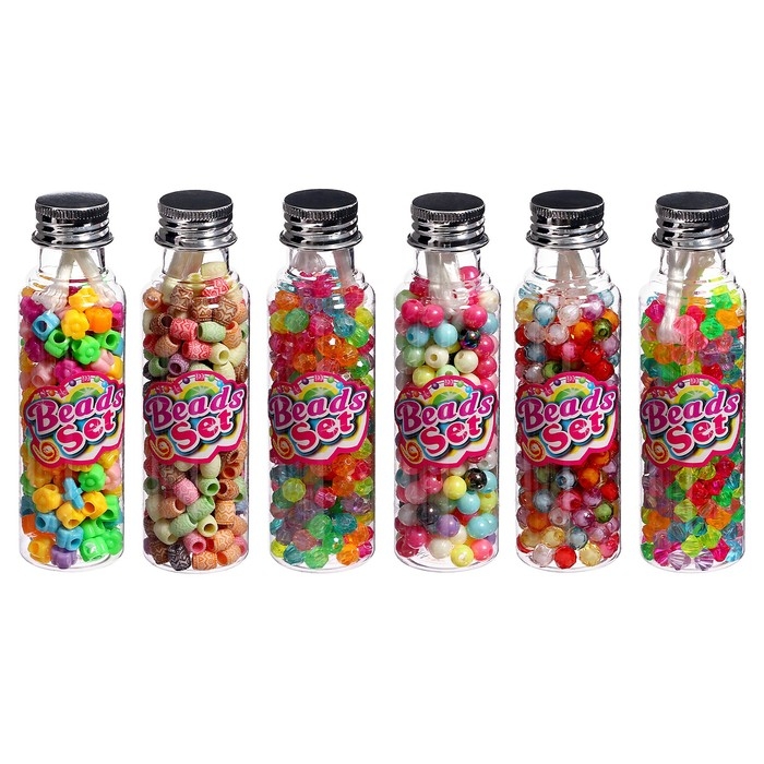 Набор для плетения &laquo;Разноцветные бусины&raquo;, МИКС