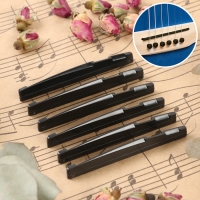 Набор нижних порожков для гитары Music life, 6 штук, 7х0,8х0,25см, черный Набор нижних порожков для гитары Music life, 6 штук, 7х0,8х0,25см, черный