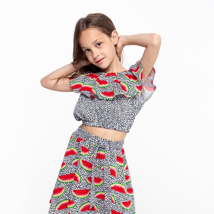 Костюм для девочки, цвет белый, рост 122 см Костюм для девочки, цвет белый, рост 122 см