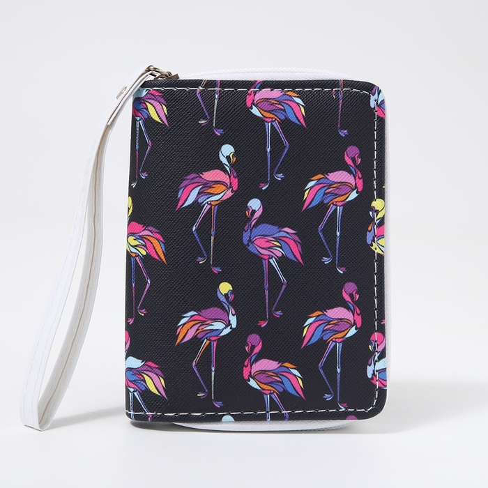 Кошелёк детский на молнии &laquo;Выбражулька&raquo;, цвет чёрный