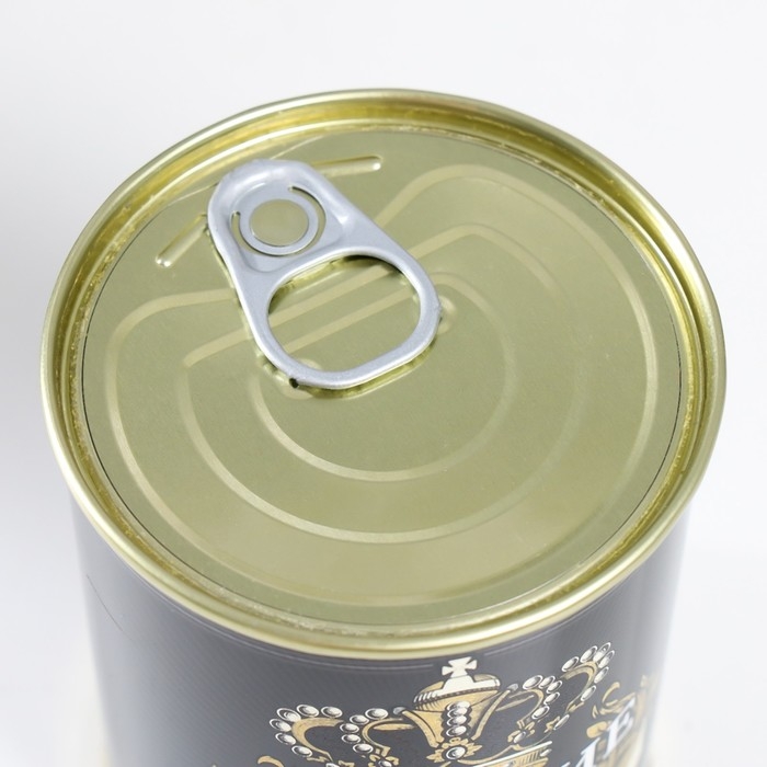 Носки в банке "Царские носки. Премиум качество" (внутри носки мужские, цвет чёрный) МИКС