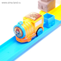 Железная дорога &laquo;Пиратские истории&raquo;, работает от батареек, 90 деталей