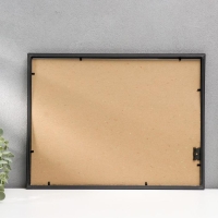 Фоторамка 30х40 45-N (Ф) черная (пластиковый экран)