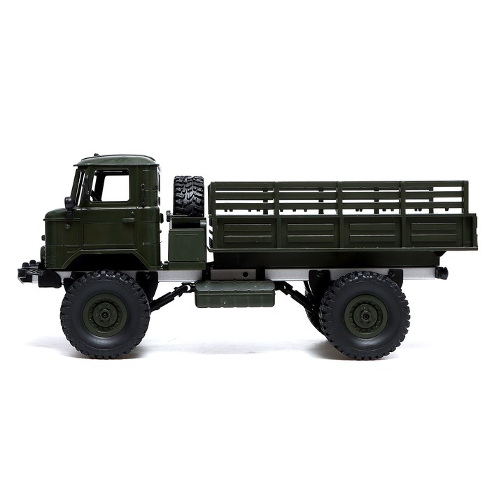 Грузовик радиоуправляемый &laquo;Газон&raquo;, полный привод 4WD, работает от аккумулятора, цвет зелёный