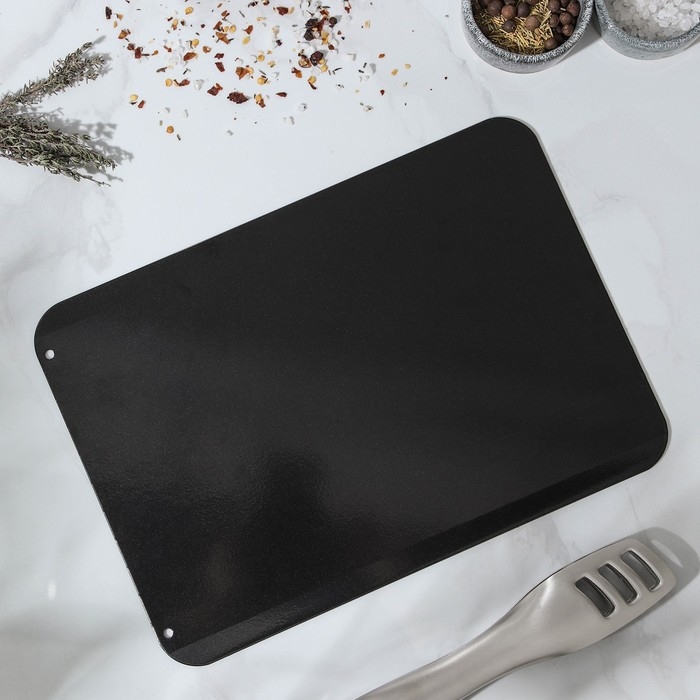 Противень для разморозки продуктов Доляна, 29,5&times;20,5 см, цвет чёрный