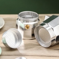 Кофеварка гейзерная Доляна Alum, на 1 чашку, 50 мл Кофеварка гейзерная Доляна Alum, на 1 чашку, 50 мл