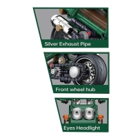 Конструктор Техно &laquo;Мопед&raquo;, 450 деталей