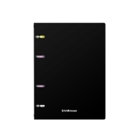 Тетрадь на кольцах, 80 листов в клетку, ErichKrause Classic, пластиковая обложка, блок офсет 100% белизна, МИКС Тетрадь на кольцах, 80 листов в клетку, ErichKrause Classic, пластиковая обложка, блок офсет 100% белизна, МИКС