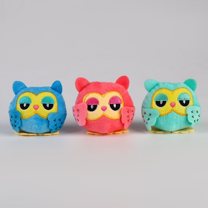 Мягкая игрушка "Совушка", МИКС, в шоубоксе