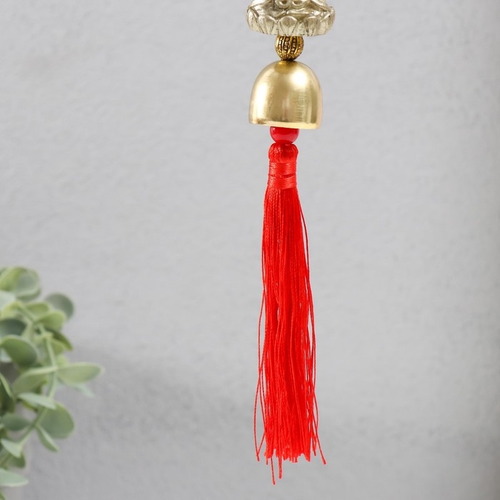 Колокольчик металл Колокольчик металл "Будда" 1 колокол 30х3,5х3,5 см