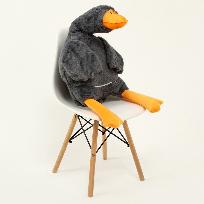 Шкурка мягкой игрушки «Гусь», 110 см, цвет серый, без набивки Шкурка мягкой игрушки «Гусь», 110 см, цвет серый, без набивки