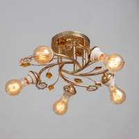 Люстра "Бэлл" бп 5х40Вт Е27 Золото МОДЕЛЬ: 2612356 Люстра "Бэлл" бп 5х40Вт Е27 Золото МОДЕЛЬ: 2612356