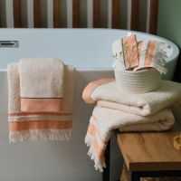 Полотенце махровое Love Life &laquo;Муссон&raquo; 30х50 см, оранжевый, 100% хл, 500 гр/м2