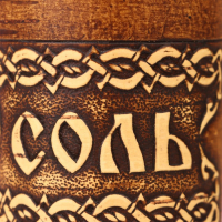 Туес для специй «Соль», высокий, 6х6х12 см, береста Туес для специй «Соль», высокий, 6х6х12 см, береста